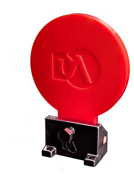 red round self healing target with black base best targets for shooting