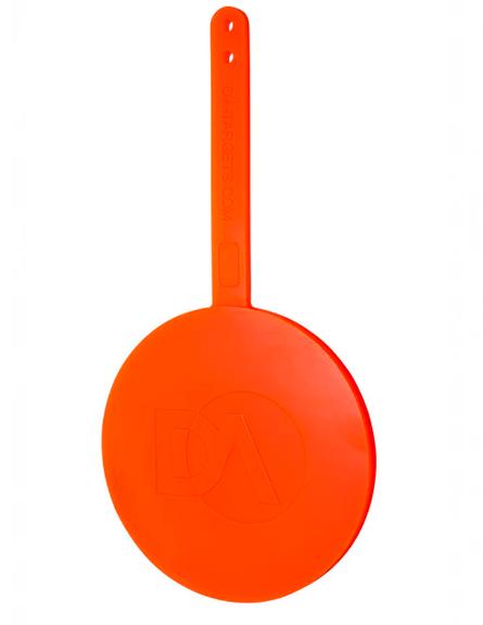 bright orange self healing target with white background durable shooting target