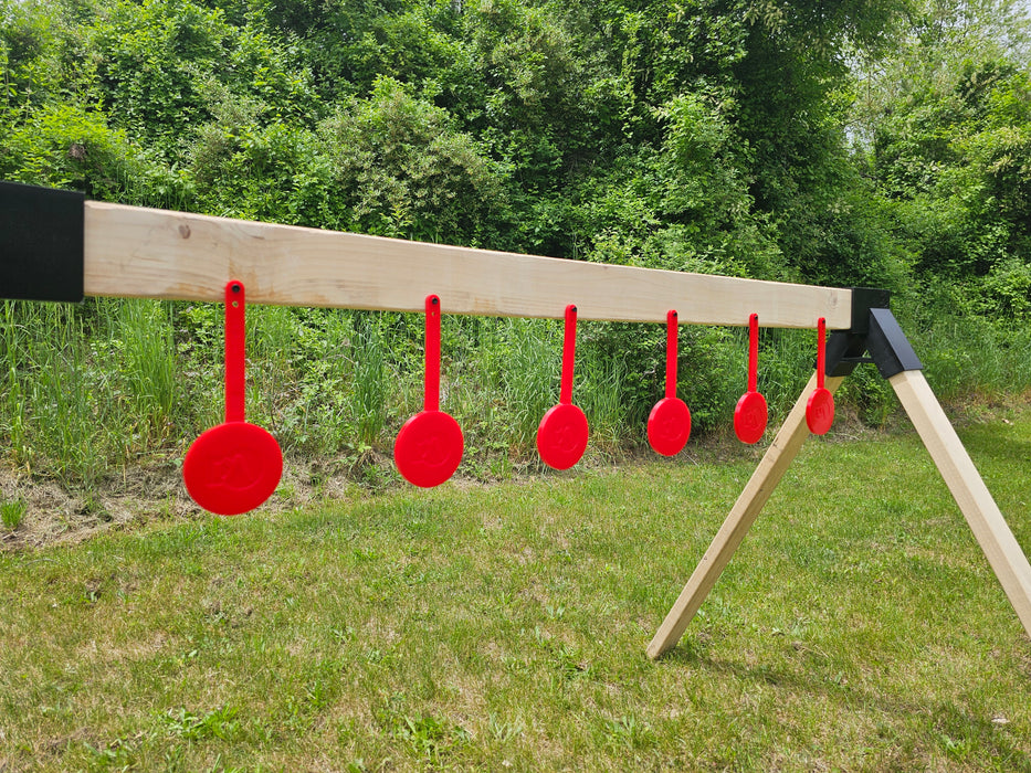 row red self healing shooting targets